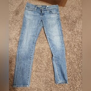 AG Adriano Goldschmied Light Blue Straight Leg Jeans